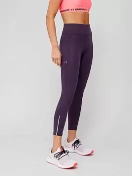 Image of Under Armour Branded Leggings - Purple, Purple Size M Women