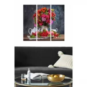 Image of MDF313966091 Multicolor Decorative MDF Painting (3 Pieces)