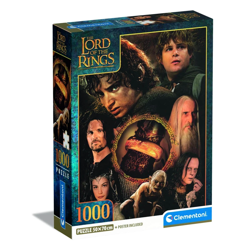 Image of Clementoni The Lord Of The Rings 1000 Piece Jigsaw Puzzle 1