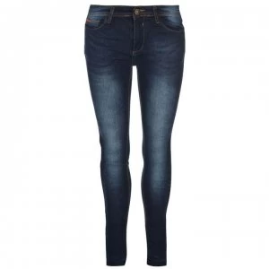 Image of Lee Cooper Skinny Hem Jeans Ladies - Dark Wash