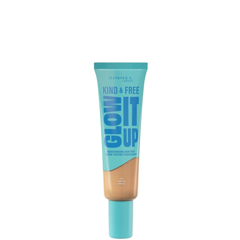 Image of Rimmel London Kind & Free GLOW IT UP Moisturising Skin Tint 30ml (Various Shades) - 160 Vanilla Vanilla
