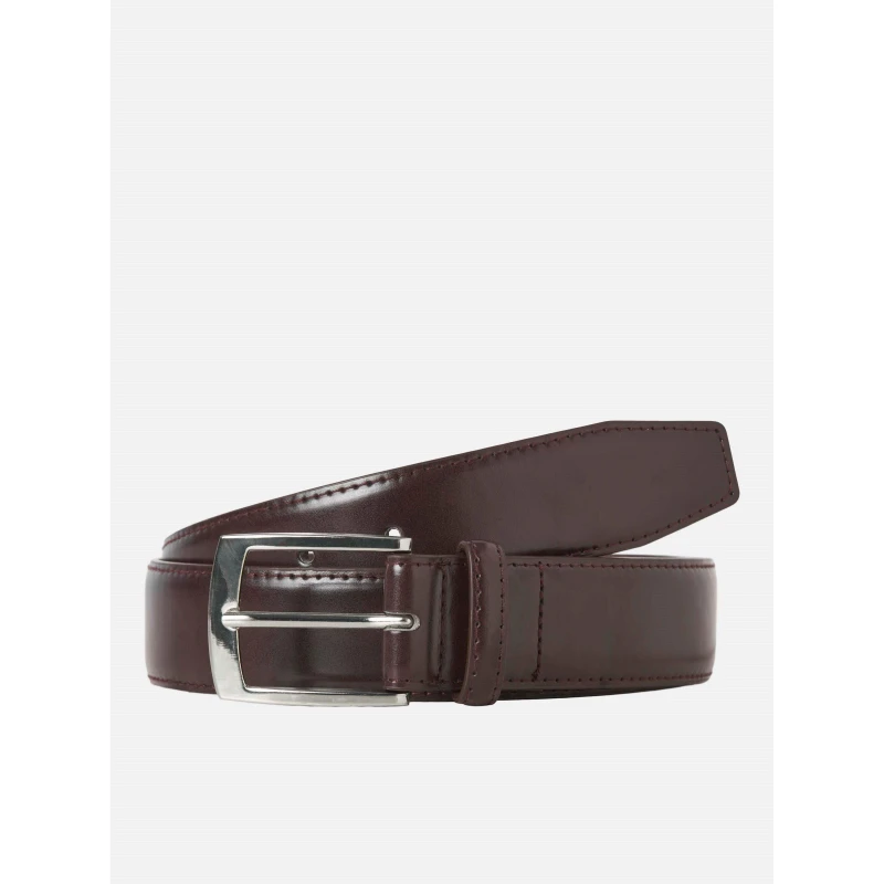 Image of Jack and Jones Mens Markus Faux Leather Belt Brown Stone male 95
