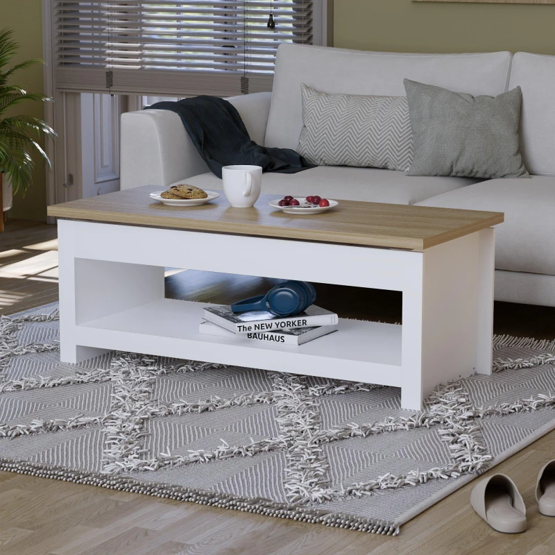 Image of Lassic Vida Designs Arlington Sliding Top Coffee Table White unisex One Size