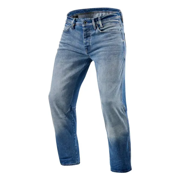 Image of REV'IT! Salt TF Mid Blue Used Motorcycle Jeans Size L34/W38