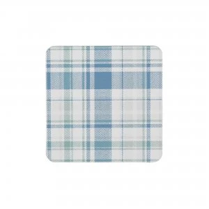 Image of Denby Elements Checks Green Blue 6Pc Coasters