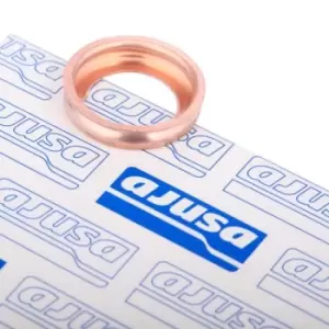 Image of AJUSA Oil Drain Plug Gasket RENAULT,NISSAN,DACIA 01140600 1102601M02,1102601M02,11026BX000 1126BX000,1102601M02