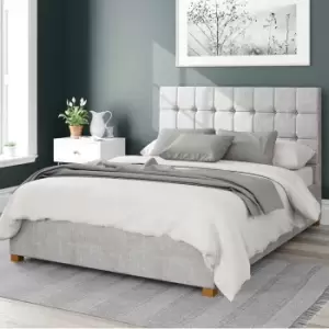 Image of Sinatra Pure Pastel Cotton Ottoman Bed Grey