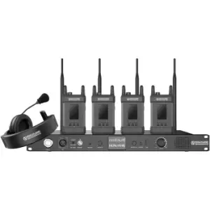 Image of Hollyland Syscom 1000T Full Duplex Wireless Intercom System with 4 Belt Packs
