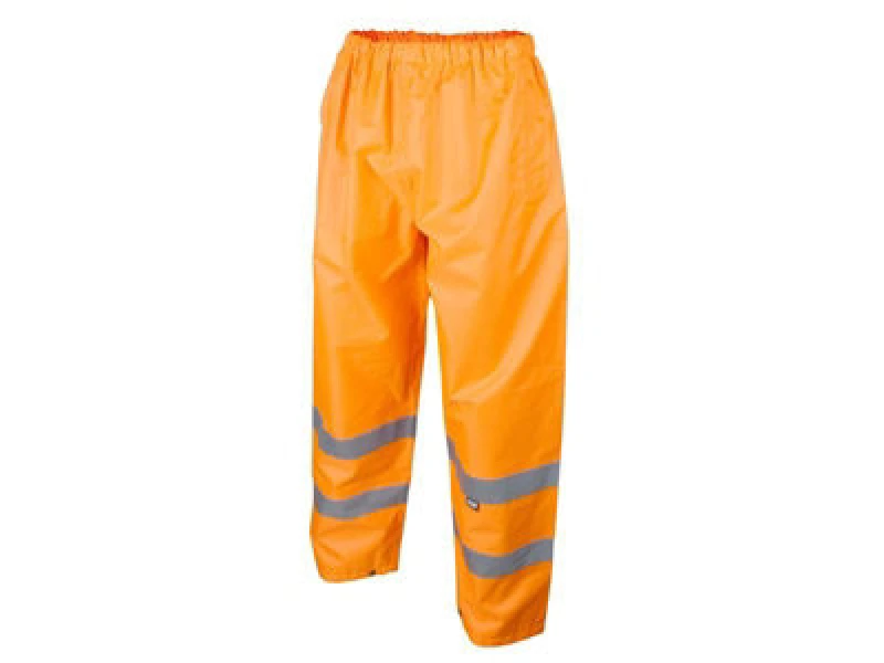 Image of Scan Uc807-O Hi-Vis Motorway Trouser Orange - M (36In) Scahvmtmo