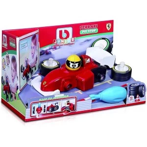 Image of BB Junior Ferrari Pit Stop Toy Car