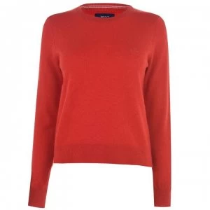 Image of Gant Gant Lambswool Crew Sweater - Blood Orange