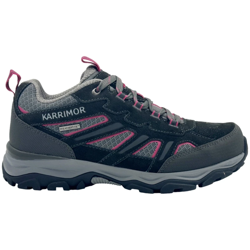 Image of Karrimor Mount Low Ladies Waterproof Walking Shoes - Grey Grey 4