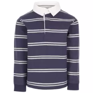 Image of Trespass Boys Keelbeg Striped Jersey (2-3 Years) (Navy)