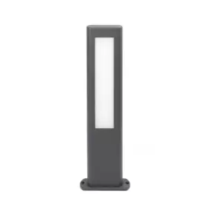 Image of Nanda LED Outdoor Short Bollard Light Dark Grey IP54