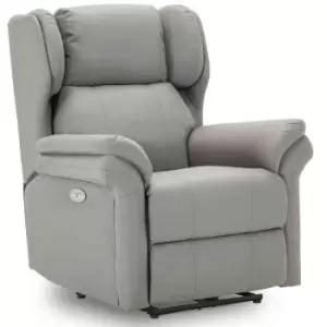 Image of Oakford Electric USB Recliner - Grey
