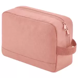 Image of Bagbase Essentials Recycled Toiletry Bag (One Size) (Blush Pink)