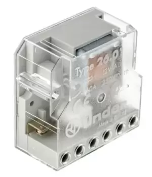 Image of Finder, 12V ac Coil Latching Relay SPNO, 10A Switching Current Panel Mount Single Pole, 26.01.8.012.0000