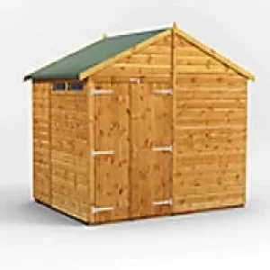 Image of Power Garden Shed 68PASSDD Golden Brown 6x8