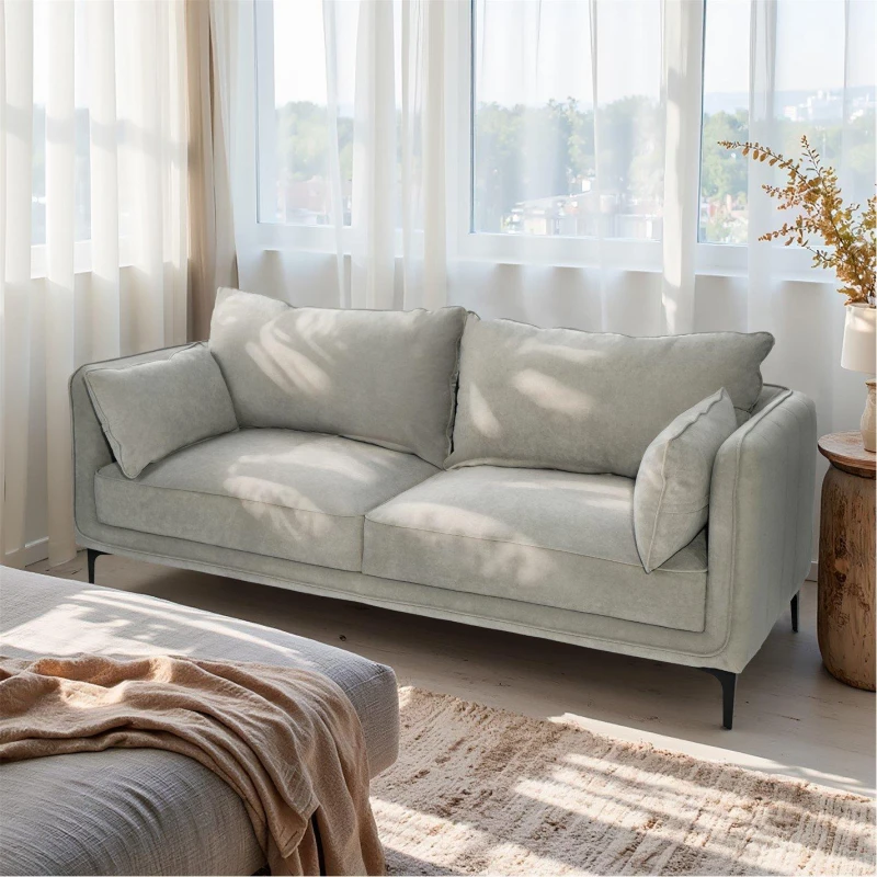 Image of Jack Wills Neptune 3 Seat Sofa Grey unisex One Size