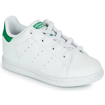Image of adidas STAN SMITH EL I SUSTAINABLE boys's Childrens Shoes Trainers in White