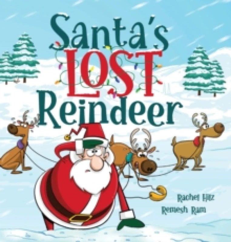 Image of Rachel Hilz Santa's Lost Reindeer Book Multi unisex