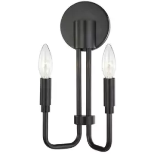 Image of Brigitte 2 Light Wall Sconce Old Bronze