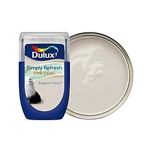 Image of Dulux Simply Refresh One Coat Egyptian Cotton Matt Emulsion Paint 30ml