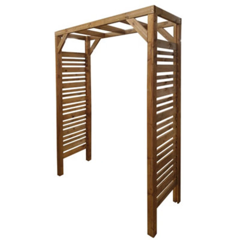 Image of Cerland Lign Z Flat Wooden Garden Arch