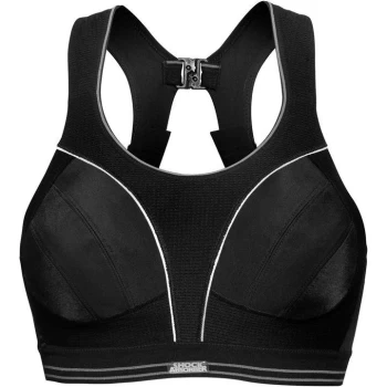 Image of Shock Absorber Run Padded Sports Bra - Black