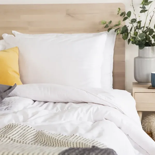 Image of Snuggledown Scandinavian Hollowfibre 13.5 Tog Winter Duvet and Pillow Set White