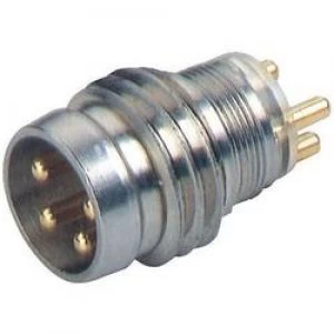 Image of Hirschmann 933 393 001 ELST 4408 RV KM Device Connector For M8 sensors Metal Silver metallic
