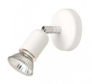 Image of 1 Light Single Spotlight White, GU10