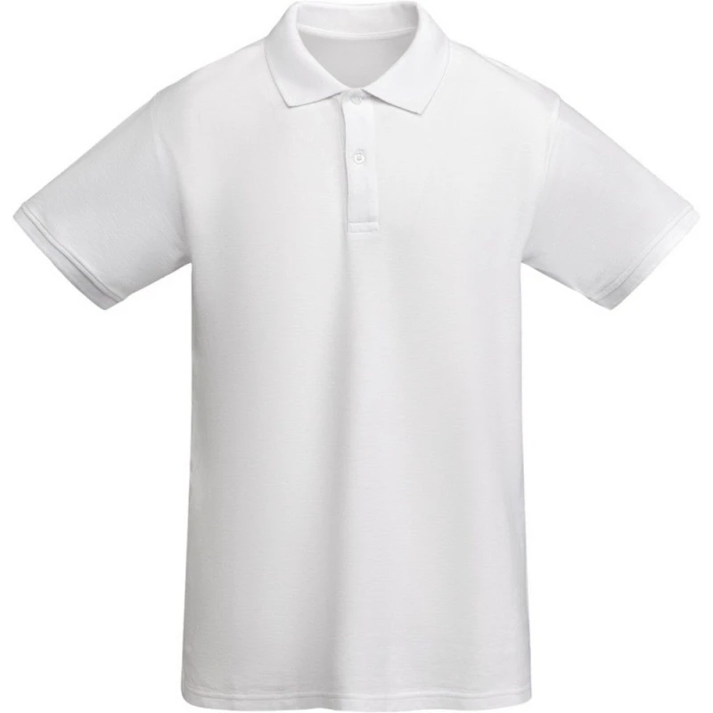 Image of ROLY ROLY Men Prince Short-Sleeved Polo Shirt in White Size: Small White S Male 5063527537379