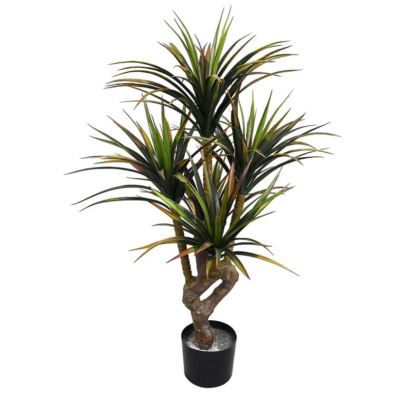 Image of Leaf 105cm UV Resistant Yucca Tree with 179 Leaves Green unisex