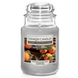 Image of Yankee Candle Home Inspiration Citrus Bark Jar Candle