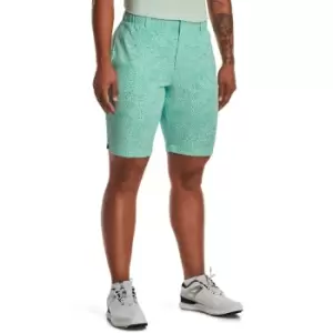 Image of Under Armour Womens Links Printed Short Sea Mist Shorts US8