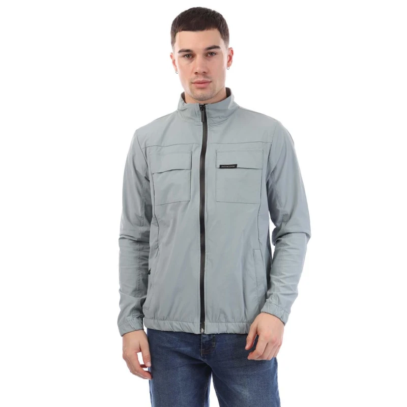 Image of Duck and Cover Chamata Jacket Blue male S
