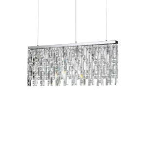 Image of Elisir 6 Light Pendant Bar Light Chrome