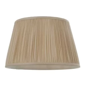 Image of Freya 1 Light Shade Light Oyster Silk, E27