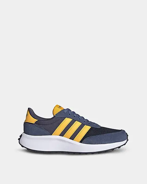 Image of Adidas adidas Run 70s Trainers Navy/Yellow Male 7 AD85501