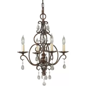 Image of Chandelier Chateau Bronze moka 42,2 Cm
