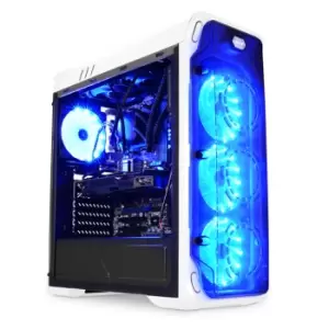 Image of LC-Power Gaming 988W - Blue Typhoon Midi Tower White