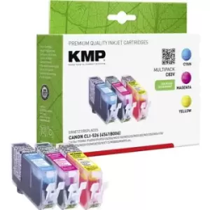 Image of KMP Ink replaced Canon CLI-526 Compatible Set Cyan, Magenta, Yellow C83V 1515,0050