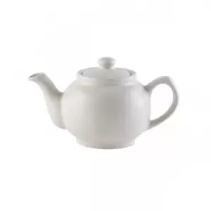 Image of Price & Kensington Matt Cream 2cup Teapot