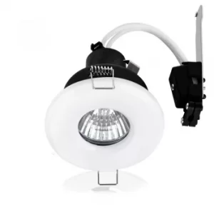 Image of MiniSun Non-Fire Rated IP65 Bathroom Downlight in White