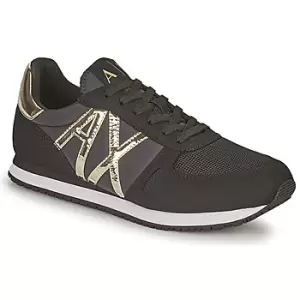 Image of Armani Exchange HALOISE womens Shoes (Trainers) in Black