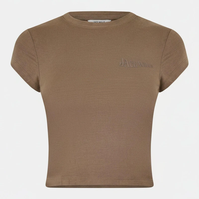 Image of Jack Wills Short Sleeve Baby T-Shirt - Brown Brown 8