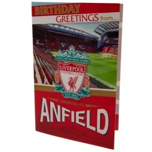 Image of Liverpool FC Pop-Up Birthday Card