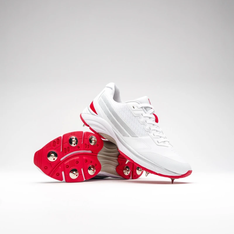 Image of Gray Nicolls Velocity 5 Cricket Spikes White/Red male 7 (41)