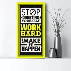 Image of 3060AHS-024 Multicolor Decorative Framed MDF Painting